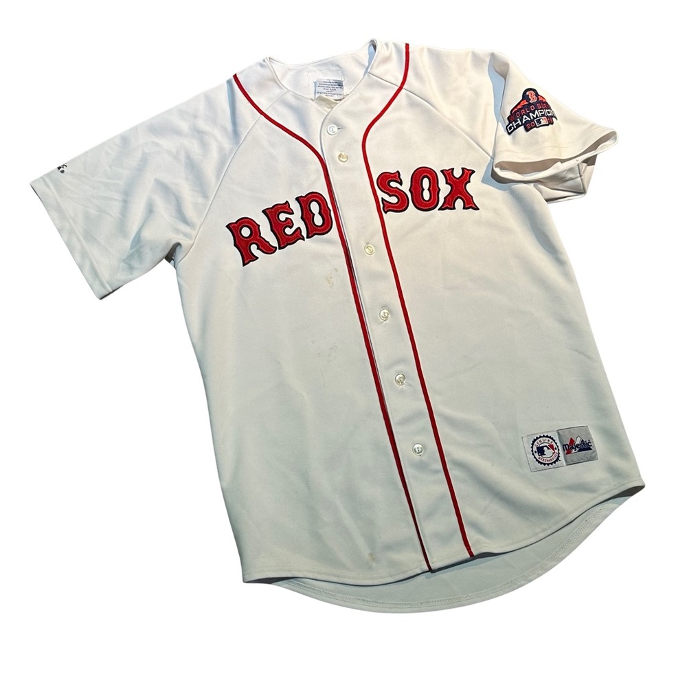 Boston Red Sox 2018 World Series Majestic jersey Medium  SS